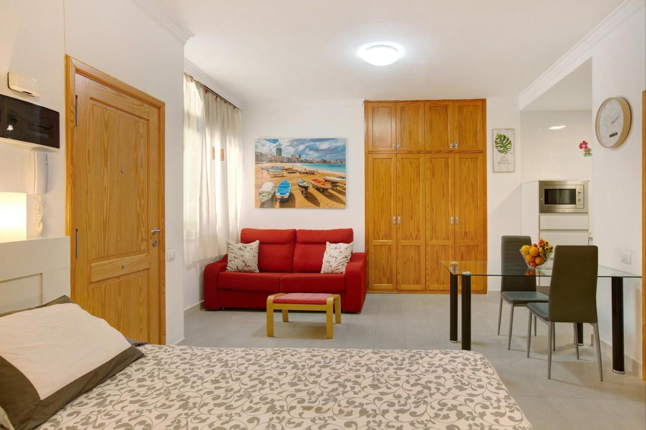 לאס פאלמס דה גראן קנאריה Beach Studio Apartment Canteras מראה חיצוני תמונה