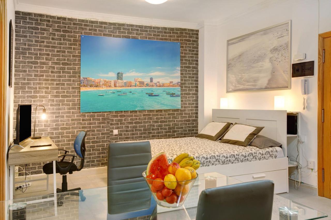 לאס פאלמס דה גראן קנאריה Beach Studio Apartment Canteras מראה חיצוני תמונה
